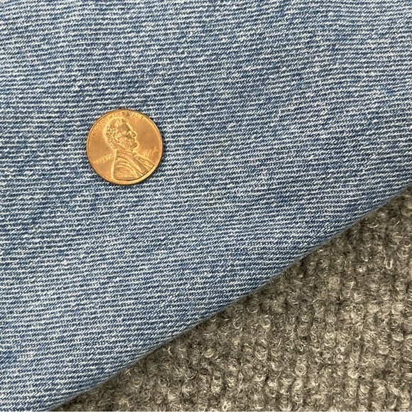 Hudson Jacket Womens Small/ Medium Blue Jeans Denim 100% Cotton Button Front - Picture 12 of 12